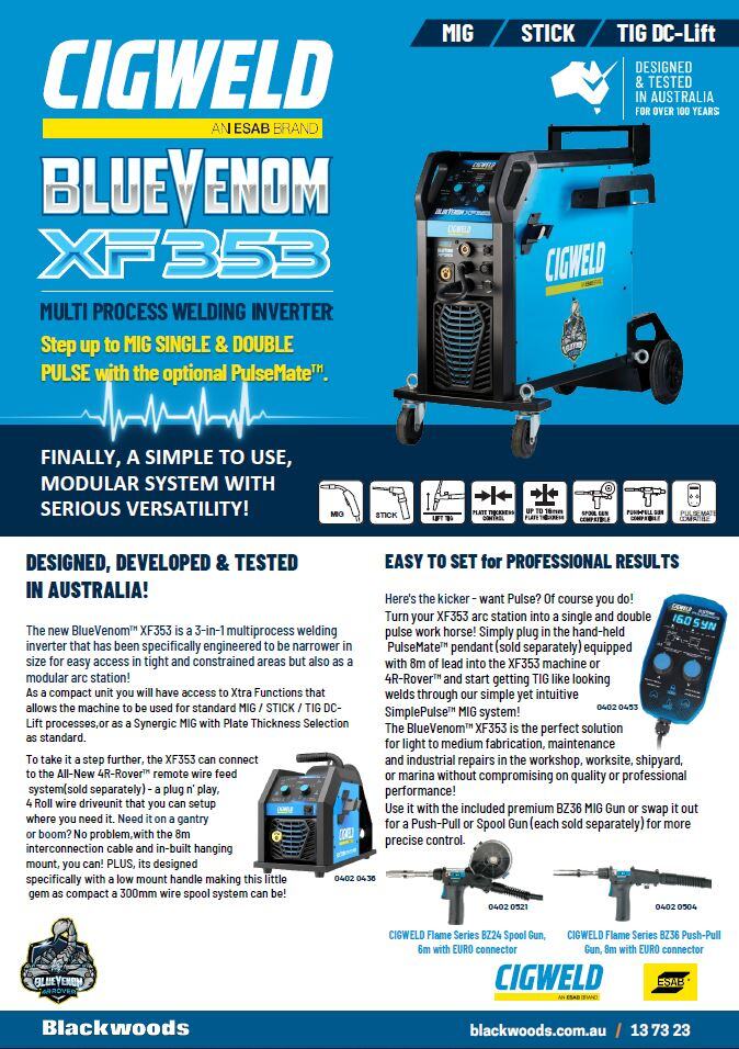 BlueVenom XF353 MP Welder
