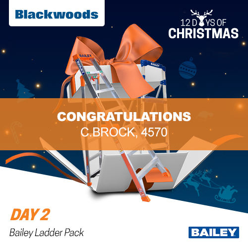 Congratulations to our Day Two Winner C.Brock
