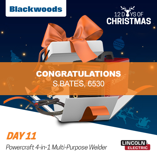 Congratulations to our Day 11 Winner S.Bates