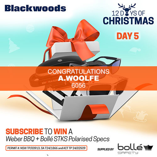 Congratulations to our Day 5 Winner A. Woolfe! Congratulations to our Day 5 Winner A. Woolfe!