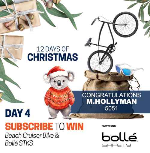 Congratulations M Hollyman for being our Day 4 winner!