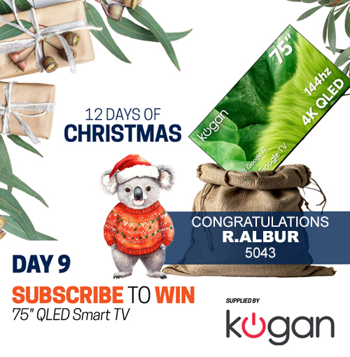 Congratulations to our Day 9 winner!