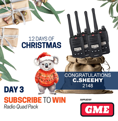 Congratulations C Sheehy on being our Day 3 Winner!