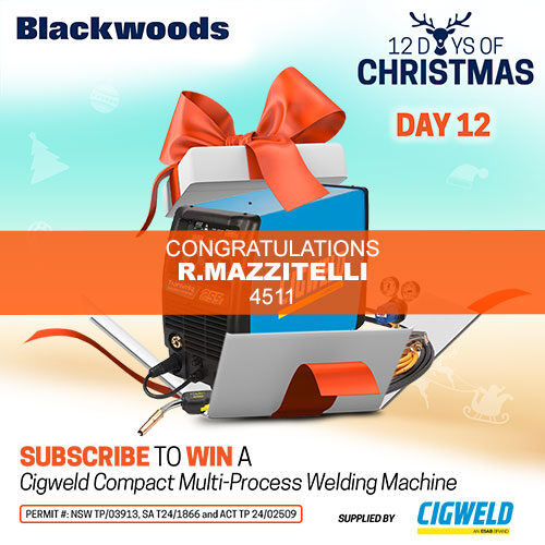 Congratulations to our Day Twelve Winner Congratulations to our Day Twelve Winner