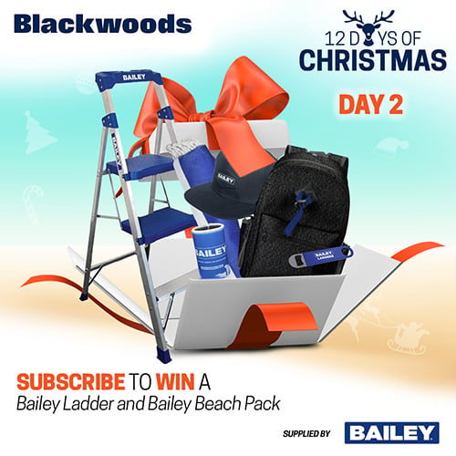 Day Two: Subscribe to win a Bailey Ladder and Bailey Beach Pack