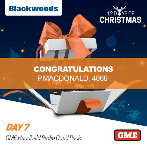 Congratulations to our Day 7 Winner: P.MacDonald