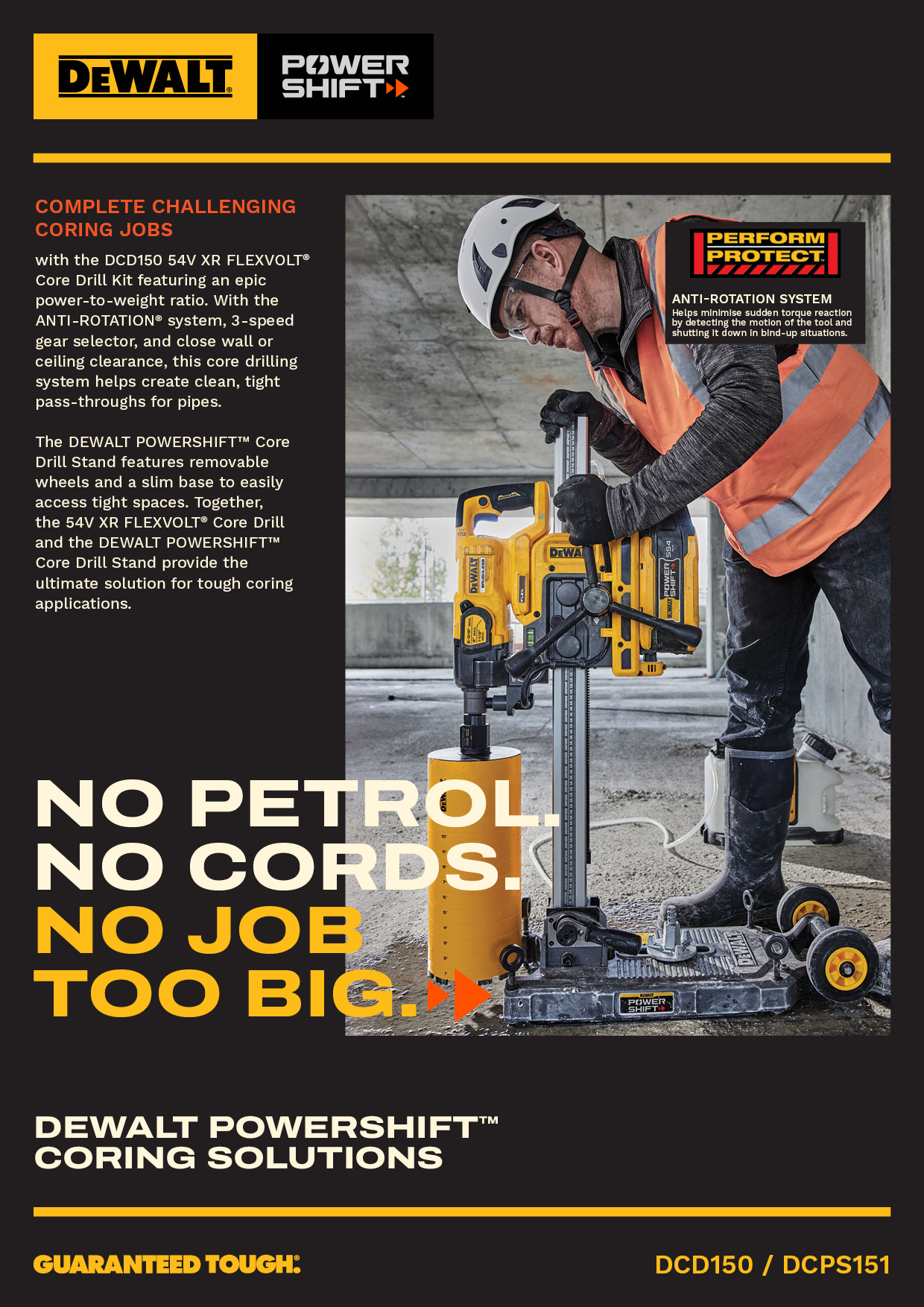 POWERSHIFT Core Drill POWERSHIFT Core Drill